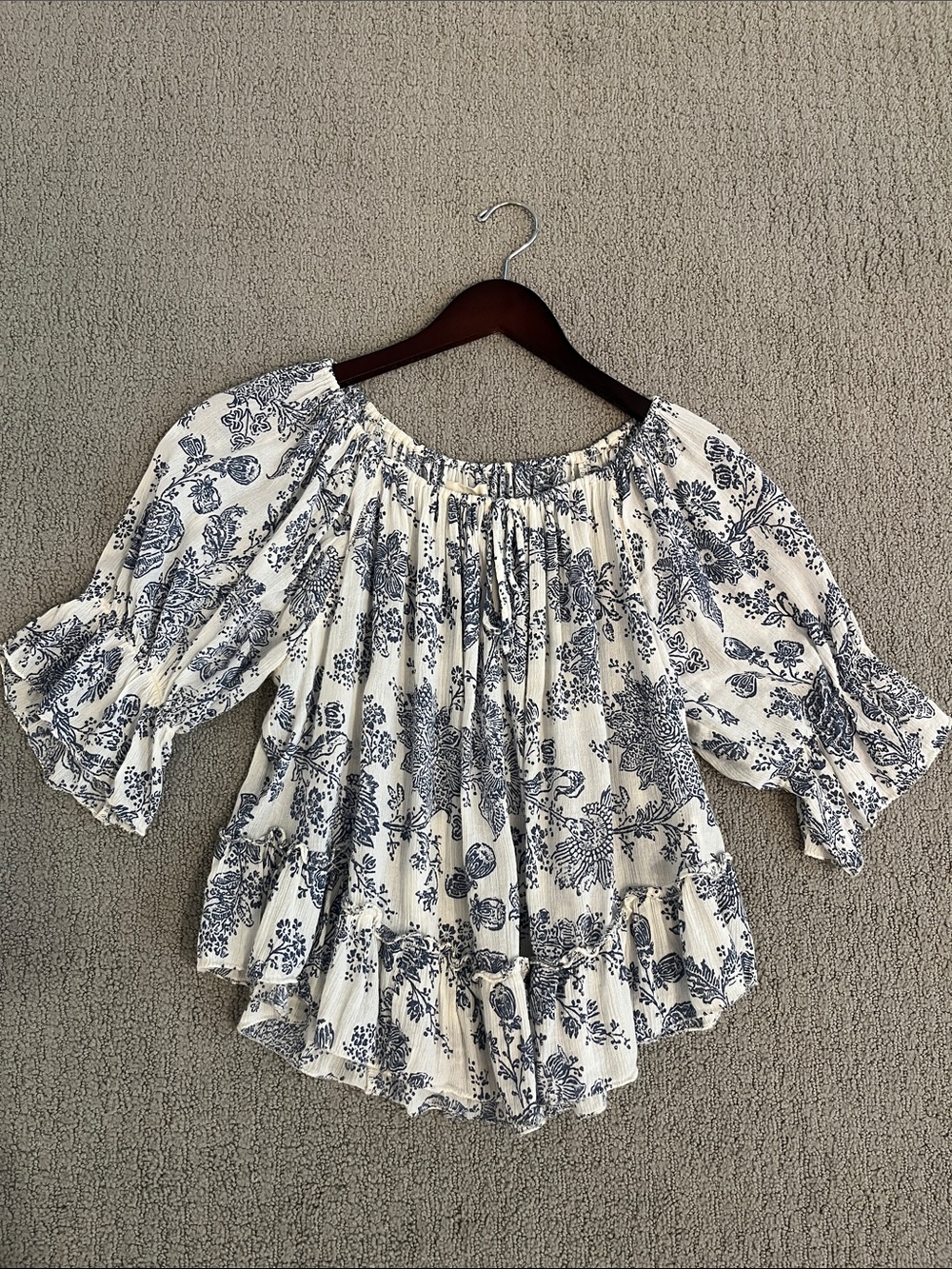 Women’s Denim & Supply Ralph Lauren Peasant Blouse - Picture 5 of 9
